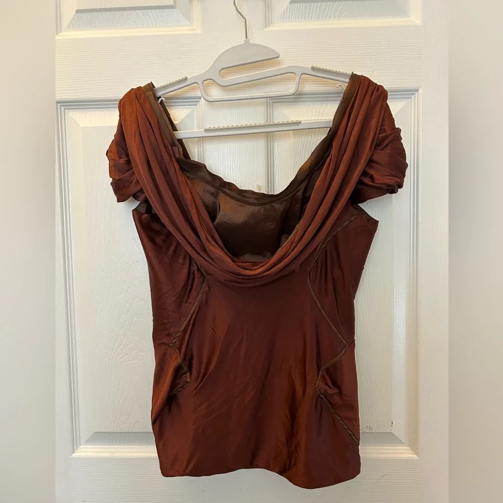 Zac Posen brown top